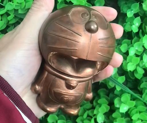 磁力清洗機(jī)對黃銅卡通工藝品去氧化層清洗拋光